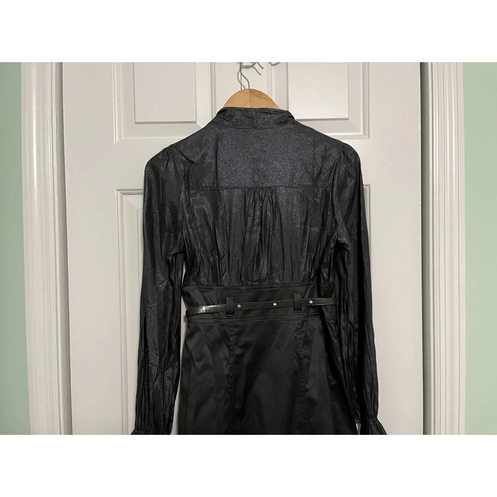Lulumary Collection Dress From Paris Grey Size Medium one piece belt t2 work bow